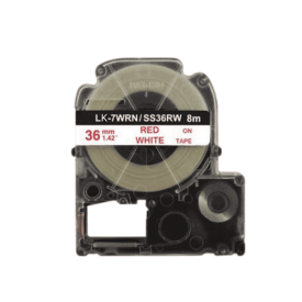 Epson LK-7WRN Beyaz Üzeri Kırmızı Muadil Etiket - Epson