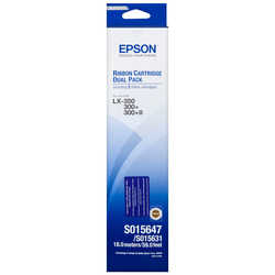Epson - Epson LX-350-S015647 Orjinal Şerit 2'li Paket