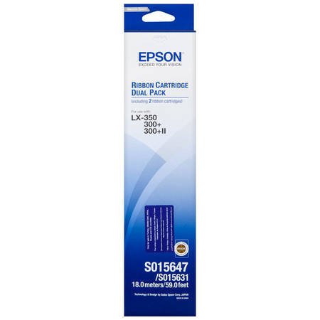 Epson LX-350-S015647 Orjinal Şerit 2'li Paket - 1