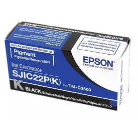 Epson c3500 SJIC22-C33S020601 Siyah Orjinal Kartuş 