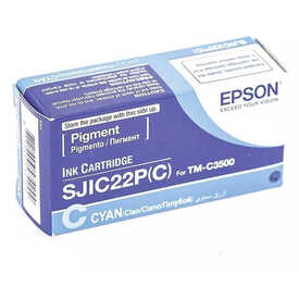 Epson SJIC22-C33S020602 Mavi Orjinal Kartuş - Epson