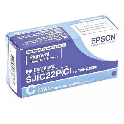 Epson SJIC22-C33S020602 Mavi Orjinal Kartuş - 1
