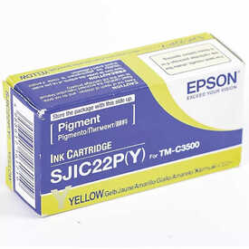 Epson C3500 SJIC22-C33S020604 Sarı Orjinal Kartuş 