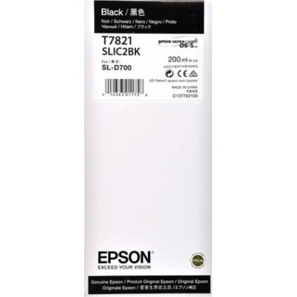 Epson Surelab T7821 Siyah Orjinal Kartuş - 1