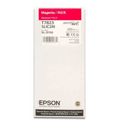 Epson Surelab T7823 Kırmızı Orjinal Kartuş - 1