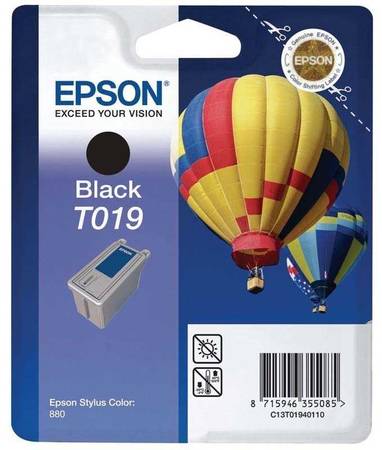 Epson T019-C13T01940120 Orjinal Siyah Kartuş - 1