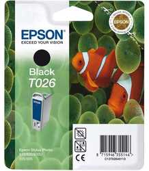 Epson T026/C13T02640120 Orjinal Siyah Kartuş - Epson