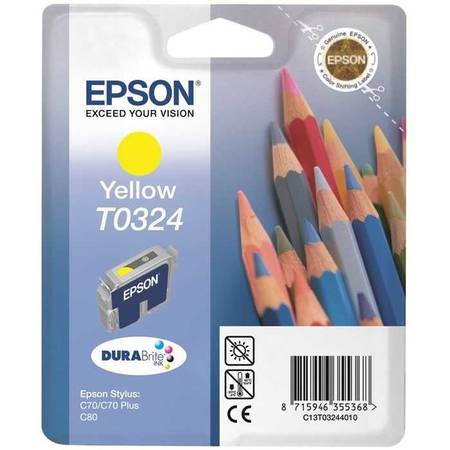 Epson T0324-C13T03244020 Orjinal Sarı Kartuş - 1