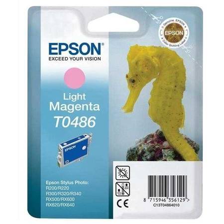 Epson T0486-C13T04864020 Orjinal Açık Kırmızı Kartuş - 1