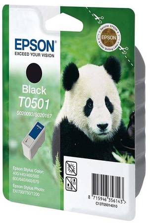 Epson T0501-C13T05014020 Orjinal Siyah Kartuş - 1
