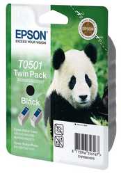 Epson T0501-C13T05014220 Orjinal Siyah Kartuş 2'Li - Epson