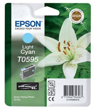 Epson T0595-C13T05954020 Orjinal Açık Mavi Kartuş - 1