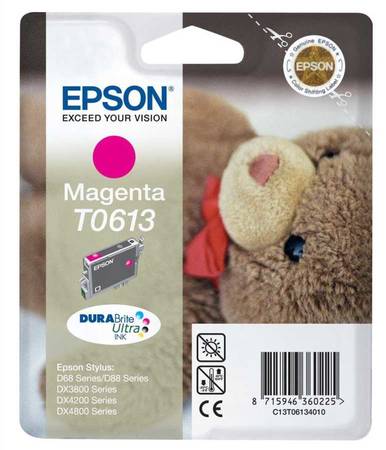 Epson T0613 C13T06134020 Orjinal Kırmızı Kartuş - 1