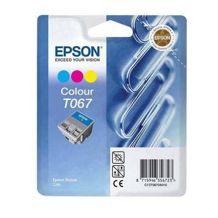 Epson T067 C13T06704020 Orjinal Renkli Kartuş - 1