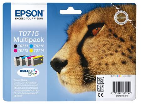 Epson T0715-C13T07154020 Orjinal Avantaj Kartuş Paketi - 1