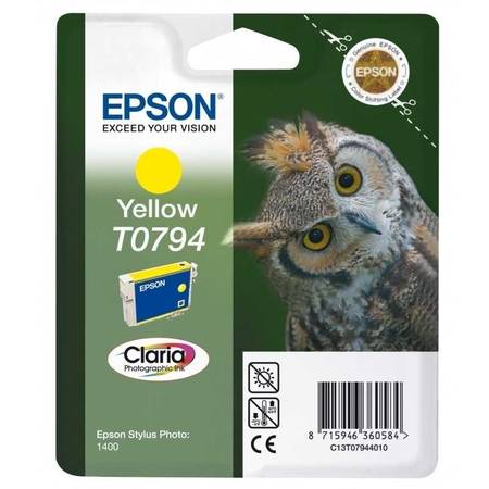 Epson T0794 C13T07944020 Orjinal Sarı Kartuş - 1