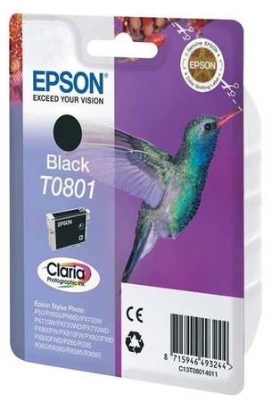 Epson T0801-C13T08014020 Orjinal Siyah Kartuş - 1