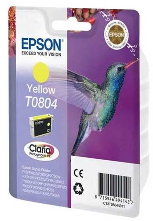 Epson T0804-C13T08044020 Orjinal Sarı Kartuş - 1