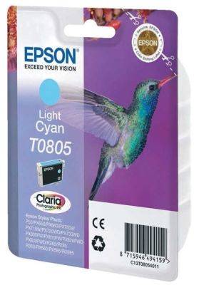 Epson T0805-C13T08054020 Orjinal Açık Mavi Kartuş - 1
