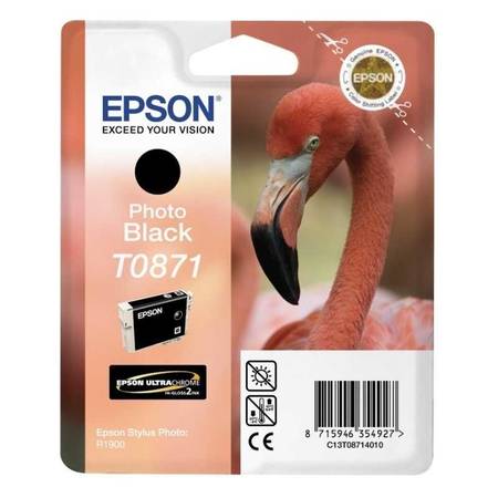 Epson T0871 C13T08714020 Orjinal Foto Siyah Kartuş - 1