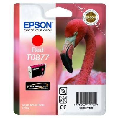 Epson T0877 C13T08774020 Orjinal Kırmızı Kartuş - 1