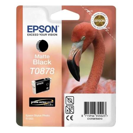 Epson T0878 C13T08784020 Orjinal Mat Siyah Kartuş - 1