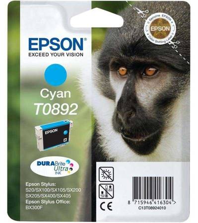 Epson T0892 C13T08924020 Orjinal Mavi Kartuş - 1