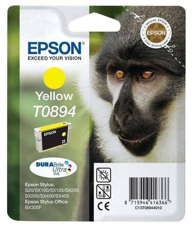 Epson T0894-C13T08944020 Orjinal Sarı Kartuş - 1
