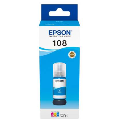 Epson T09C2 108 Mavi Orjinal Şişe Mürekkep T09C24A - 1