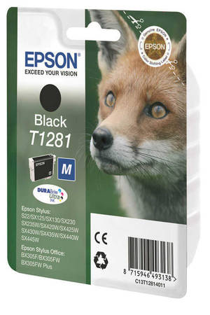 Epson T1281-C13T12814020 Orjinal Siyah Kartuş - 1