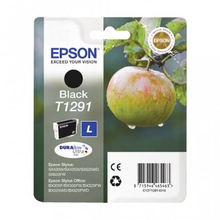 Epson T1291-C13T12914020 Orjinal Siyah Kartuş - 1