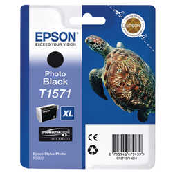 Epson T1571-C13T15714010 Orjinal Foto Siyah Kartuş 