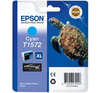 Epson T1572-C13T15724010 Orjinal Mavi Kartuş - 1
