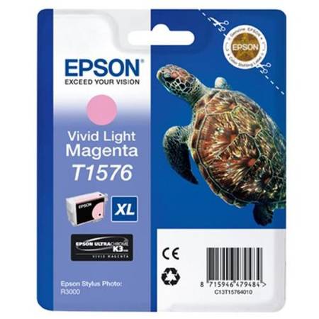 Epson T1576-C13T15764010 Orjinal Açık Kırmızı Kartuş - 1