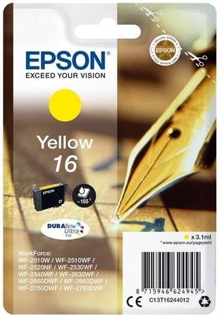 Epson T1624-C13T16244020 Sarı Orjinal Kartuş - 1