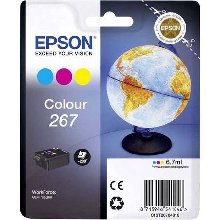 Epson T267-C13T26704010 Renkli Orjinal Kartuş - 1