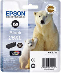 Epson T26XL C13T26314020 Orjinal Foto Siyah Kartuş - Epson