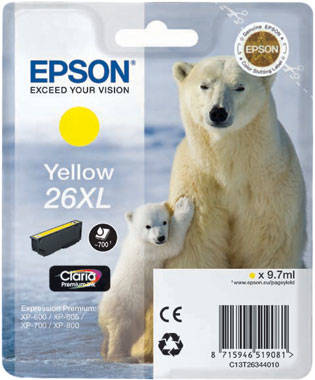 Epson T26XL C13T26344020 Orjinal Sarı Kartuş - 1