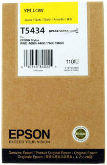 Epson T5434 C13T543400 Orjinal Sarı Kartuş - 1