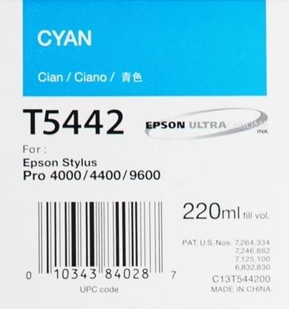 Epson T5442 C13T544200 Orjinal Mavi Kartuş - 1