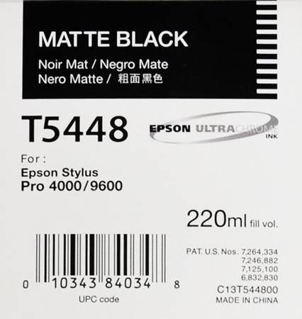 Epson T5448 C13T544800 Orjinal Mat Siyah Kartuş - 1