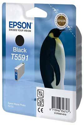 Epson T5591 C13T55914020 Orjinal Siyah Kartuş - 1