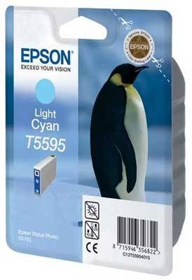 Epson T5595 C13T55954020 Orjinal Açık Mavi Kartuş - 1