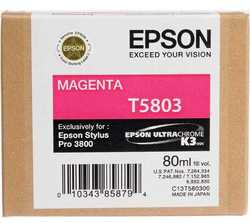 Epson T5803 C13T580300 Orjinal Kırmızı Kartuş - Epson