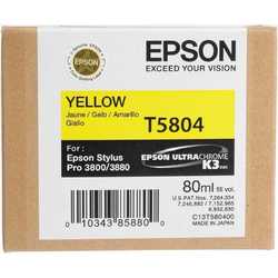 Epson T5804 C13T580400 Orjinal Sarı Kartuş - Epson