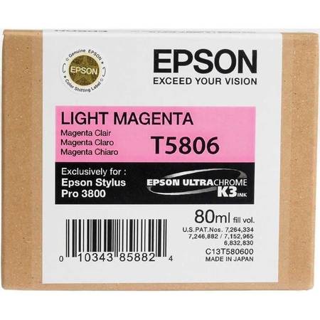 Epson T5806 C13T580600 Orjinal Açık Kırmızı Kartuş - 1