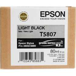 Epson T5807 C13T580700 Orjinal Açık Siyah Kartuş - Epson