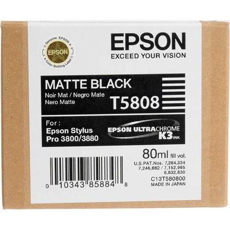 Epson T5808 C13T580800 Orjinal Mat Siyah Kartuş - 1