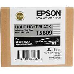 Epson T5809 C13T580900 Orjinal Açık Açık Siyah Kartuş 