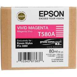 Epson T580A C13T580A00 Orjinal Kırmızı Kartuş - Epson